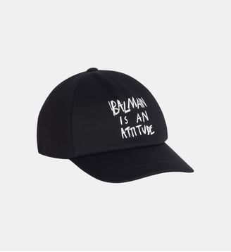 Casquette imprimée Balmain Attitude - Balmain - Noir