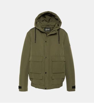 Parka à capuche - Schott - Kaki