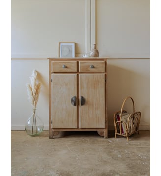 Buffet en bois en bois clair Gilbert N°840- Produit chiné - Debongout - Bois clair