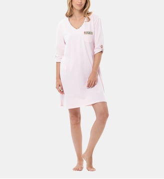 Chemise de nuit en coton GARDEN 201 - Lingerie Le Chat - Multicolore
