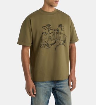 T-shirt Balmain Bloom imprimé - Balmain - Kaki