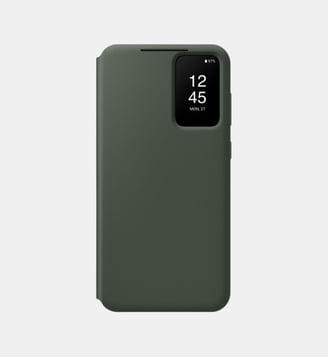 Etui S23+ Smart View porte-carte Khaki - Samsung - Kaki