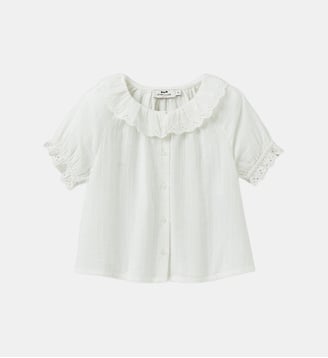 Chemise en gaze en coton biologique - Cyrillus - Écru