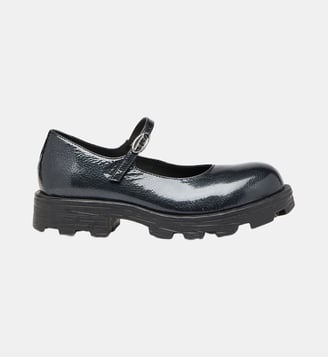 D-Hammer - Babies à semelle crantée en cuir verni - Diesel - Noir
