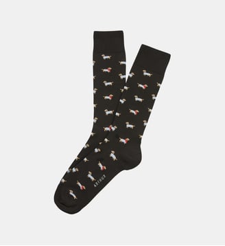 Chaussettes en coton - Tobbie Noir - Arthur - Noir