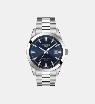 Montre automatique Gentleman Bleu T1274071104100 - Tissot - Argenté