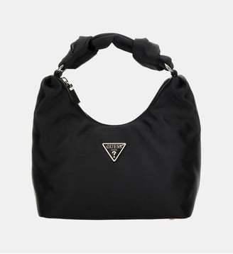 Mini sac à main Velina satin - Guess - Noir