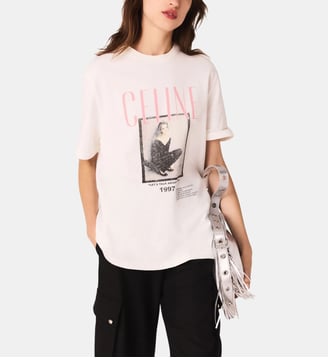 Tee-shirt Maje x Céline Dion - Maje - Blanc