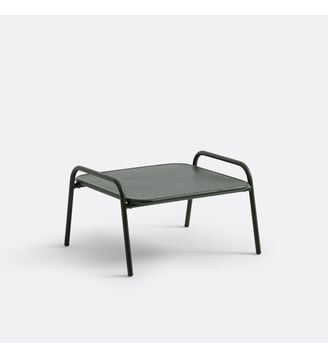 Table basse/repose-pied aluminium - La Redoute Interieurs - Vert foncé