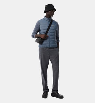 Doudoune sans manches déperlante coupe-vent - Lacoste - Gris