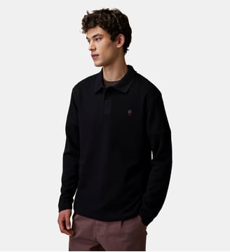 Polo en maille - Faguo - Noir