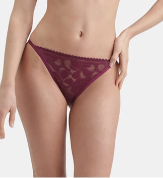 Culotte en dentelle  Art Flower - Dim - Figue