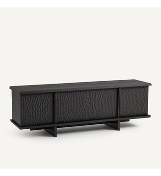 Buffet 4 portes en chêne et plaqué - AM.PM - Café grillé