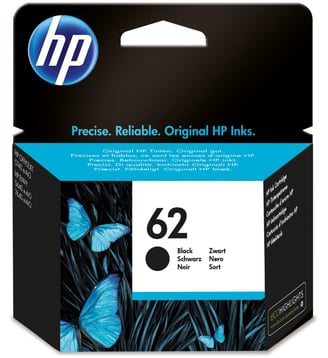 Cartouche d'encre 62 noire HP