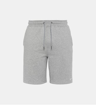 Short signature coton mélangé - Schott - Gris chine