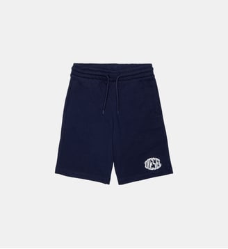 Shorts en molleton avec logo - Diesel Kids - Bleu
