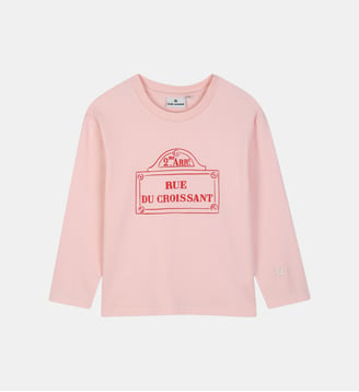 Tee-shirt manches longues - Kids Around - Rose pastel