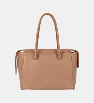 Sac cabas épaule Dune en cuir - Lancaster - Camel