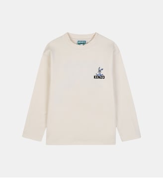 Tee-shirt manches longues - Kenzo Kids - Pale trench