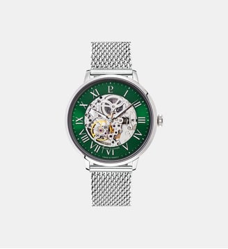 Montre automatique Automatic Argenté, Vert 323D171 - Pierre Lannier - Argenté