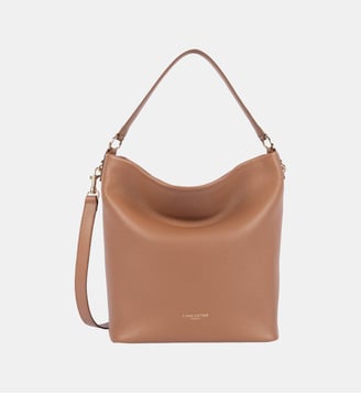 Grand sac seau Dune en cuir - Lancaster - Camel