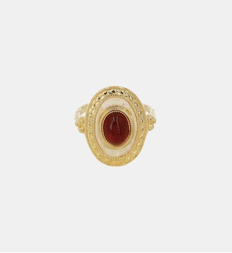 Bague plaqué or KATE - Nilaï - Orange