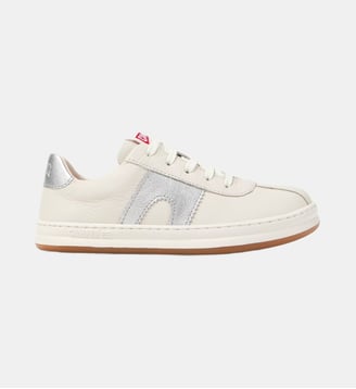 Baskets Runner Four cuir - Camper - Blanc et gris