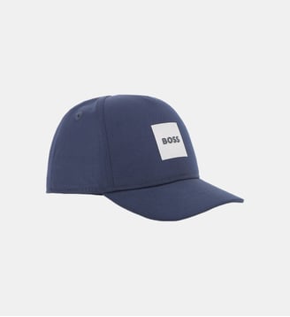 Casquette avec fermeture auto agrippante - BOSS Kidswear - Bleu cargo