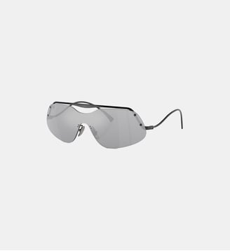 Lunettes de soleil Rectangulaire FH1007 - Ferrari - Argent