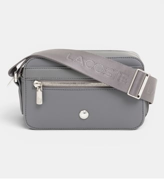 Sac reporter Langon en Petit Piqué - Lacoste - Gris