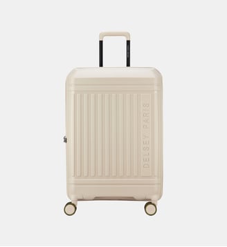 Valise extensible rigide Lutece 4R 69 cm - Delsey Paris - Beige