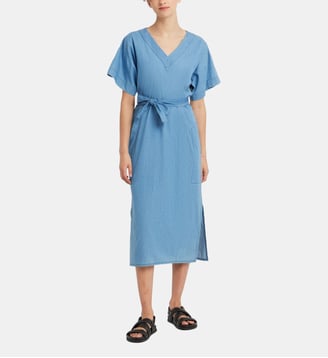 robe en denim bleu - Agnès b. - Bleu nemo