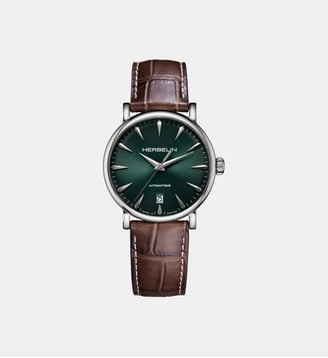 Montre automatique Inspiration Vert ombré 2047AP16MA - Herbelin - Argenté