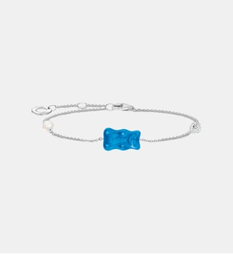 Bracelet avec Ours d'or Bleu - Thomas Sabo - Argent