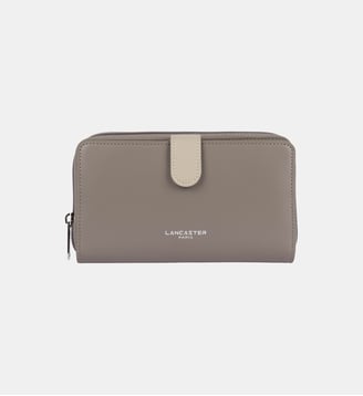 Compagnon dos à dos Smooth en cuir - Lancaster - Taupe et galet