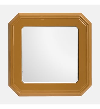 Petit miroir mural, longueur 60 x hauteur 60 cm - La Redoute Interieurs - Bronze
