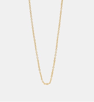 Collier à fine chaîne en maille forçat - Les Néréides - Doré