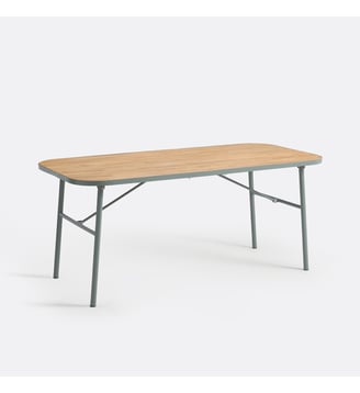 Table de jardin pliable, en acacia - La Redoute Interieurs - Acacia et vert
