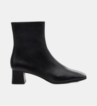 Batan - Bottines En Cuir Nappa Noir - Parallèle - Noir