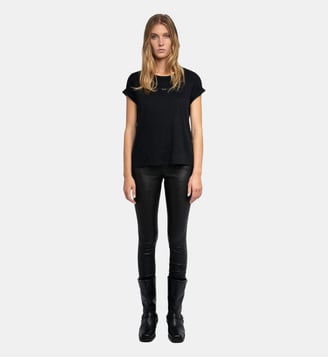 Pantalon Phlame Cuir - Zadig&Voltaire - Noir