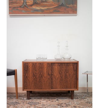 Buffet en palissandre Gustave N°402- Produit chiné - Debongout - Bois foncé