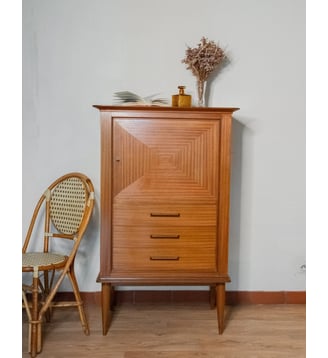 Buffet en bois Gustave N°462- Produit chiné - Debongout - Bois clair