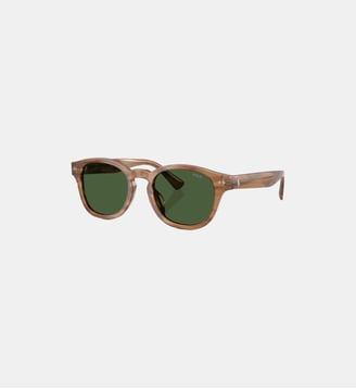 Lunettes de soleil Pantos PH4253U - Polo Ralph Lauren - Brun clair rayé brillant