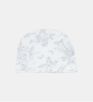 Bonnet - Imprimé inspiration toile de jouy - Tartine Et Chocolat - Gris clair