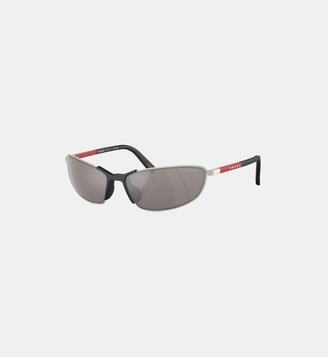 Lunettes de soleil Irrégulier PS 55ZS - Prada Linea Rossa - Or