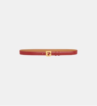Ceinture signature en cuir - LE LAUREN - Gerard Darel - Rouge