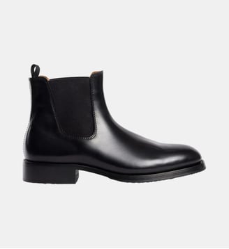 Chelsea Boots en cuir lisse - Sandro - Noir