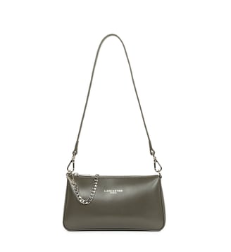 Sac pochette zippée S Suave Even - Lancaster - Kaki foncé