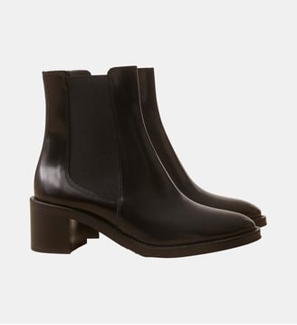Bottines à talons en cuir glacé Numéro 289 Rivecour