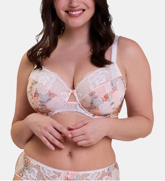 Soutien-gorge Aurélie - Sans Complexe - Imprimé dahlia clair